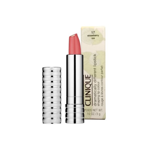 CLINIQUE Dramatically Different Strawberry Ice Lipstick New In Box - Picture 1 of 6